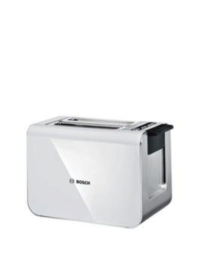 Bosch Tat8611Gb Styline 2-Slice Toaster - White Bosch Tat8611Gb Styline 2-Slice Toaster - White